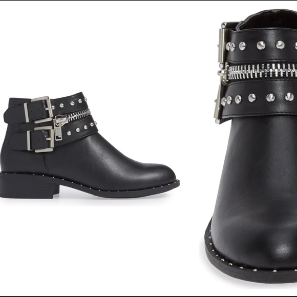 { Charles by Charles David } Black Studded Bootie - Picture 7 of 7
